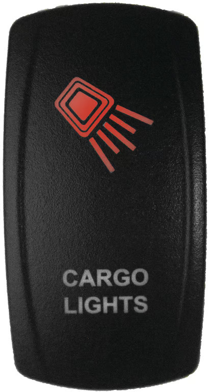 Dragonfire Laser Etch Dual LED Switch - Cargo Light - Red ATV/UTV 522621