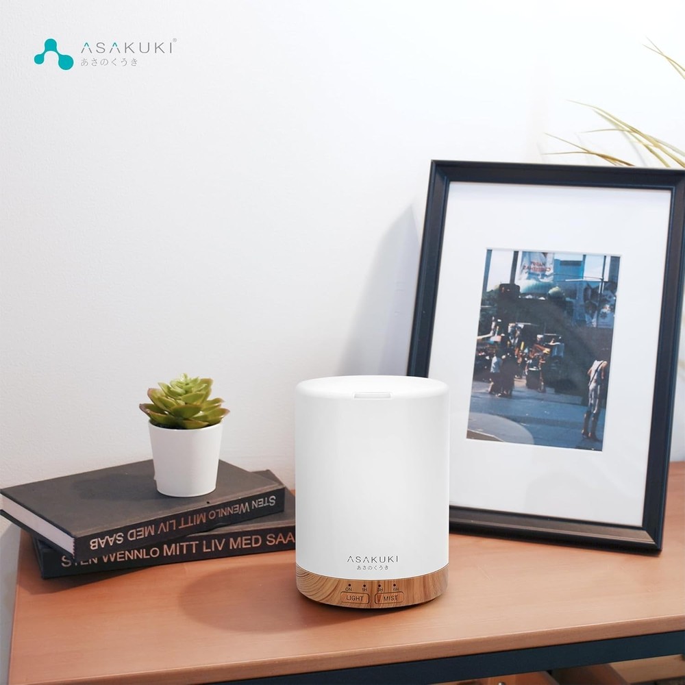 Essential Oil Diffuser for Home, 300 ml Humidifier with Automatic Shut-Off, Q...