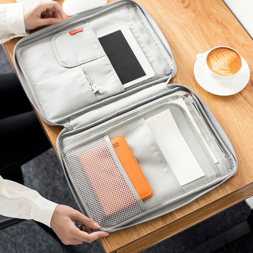 mygreen Multi-functional A4 Document Bags Portfolio Organizer-Waterproof Trav...