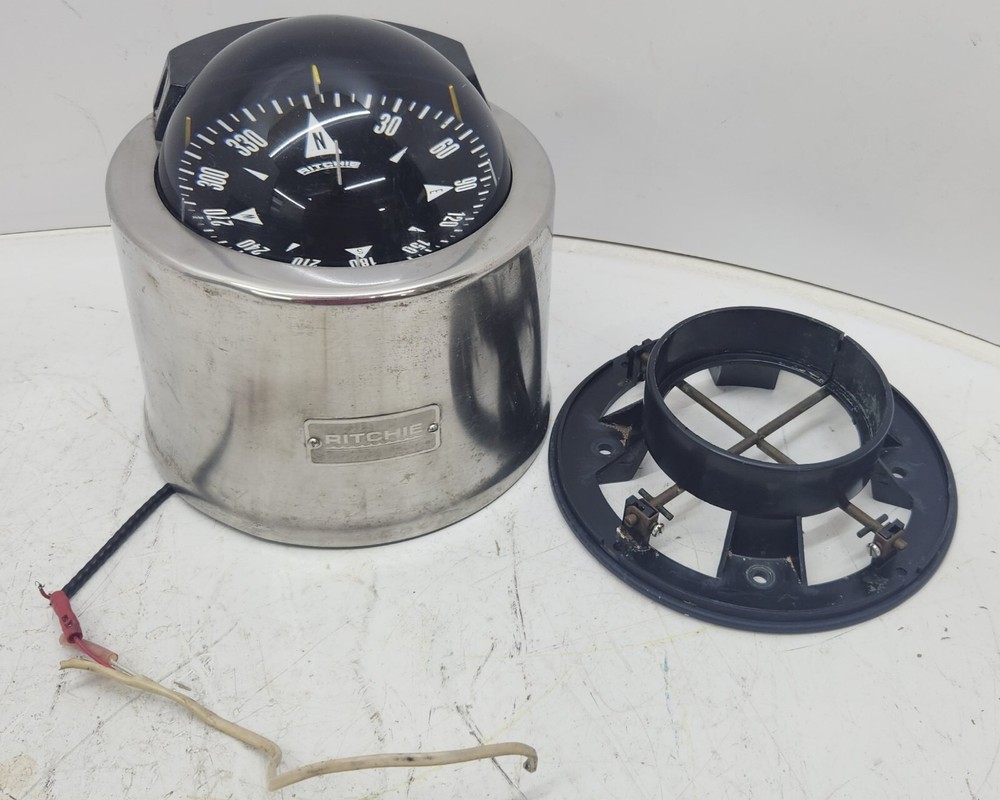 SP-5C Ritchie Globemaster Binnacle Compass with Mounting Base
