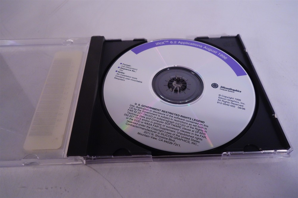SGI Silicon Graphics IRIX 6.2 Applications