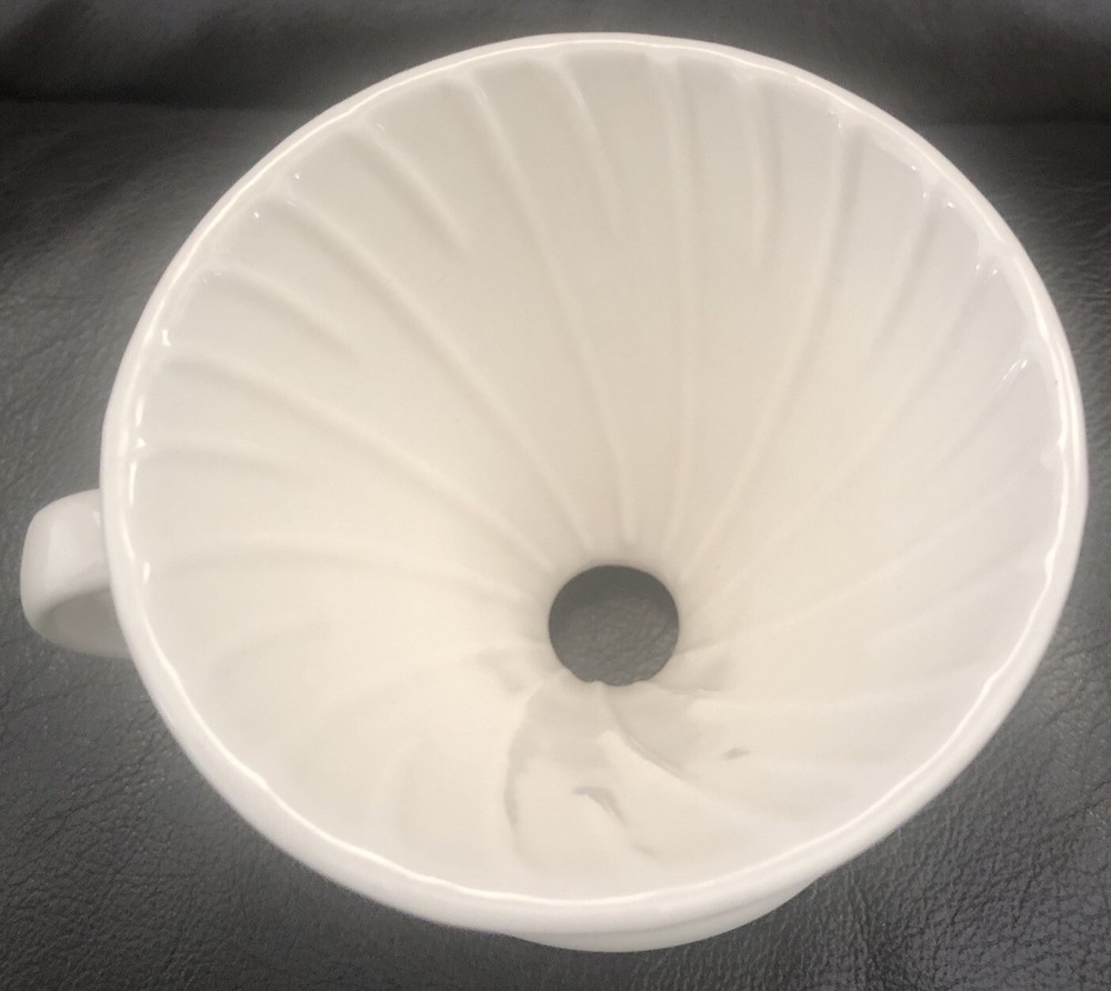 Ceramic Coffee Dripper Classic White Quick Easy Brew