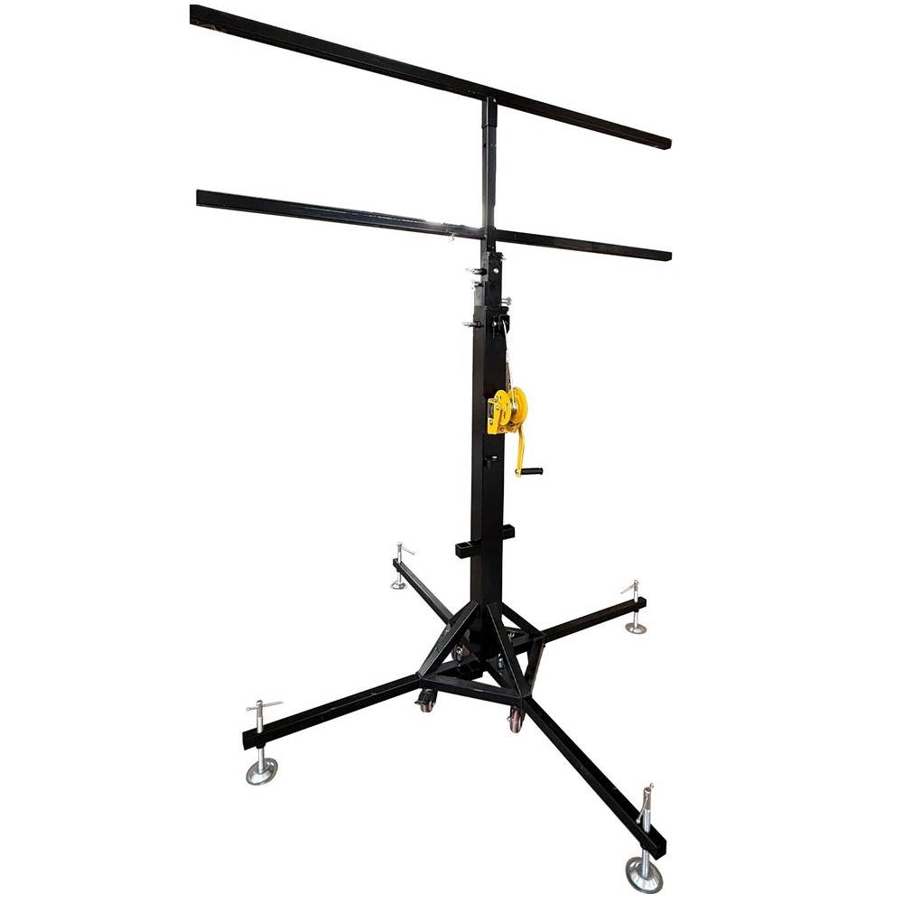 Hand-cranked Light Stand Foldable Double-Layer Lighting Crank Stand 5.9-13.12Ft