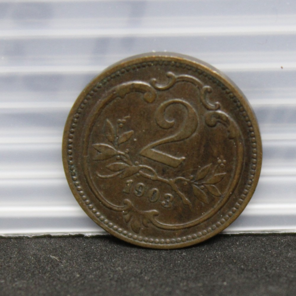 1903 Austria 2 heller