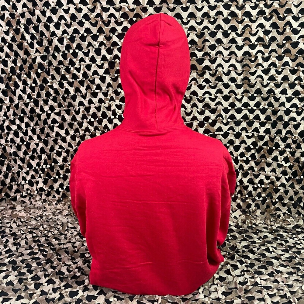 NEW First Strike Pull Over Hooded Sweatshirt - Red - Small