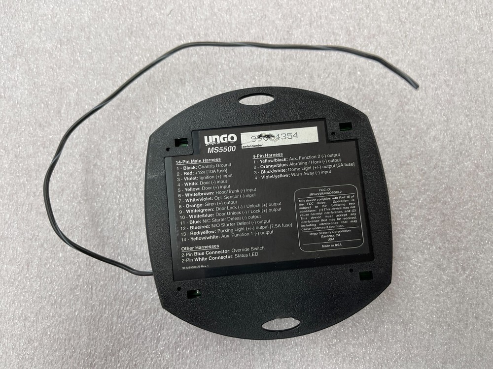 Ungo Security System MS5500 Replacement Brain Module