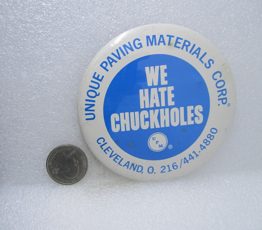 Unique Paving Materials Corp Cleveland Button Pin