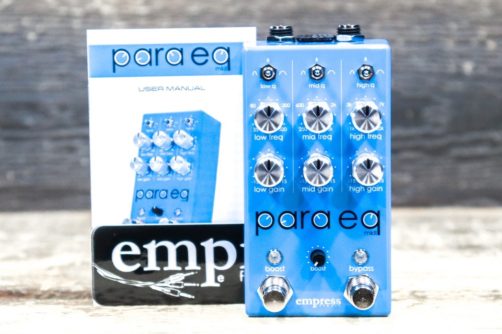 Empress Effects ParaEQ MkII Transparent Parametric EQ with Boost Effect Pedal