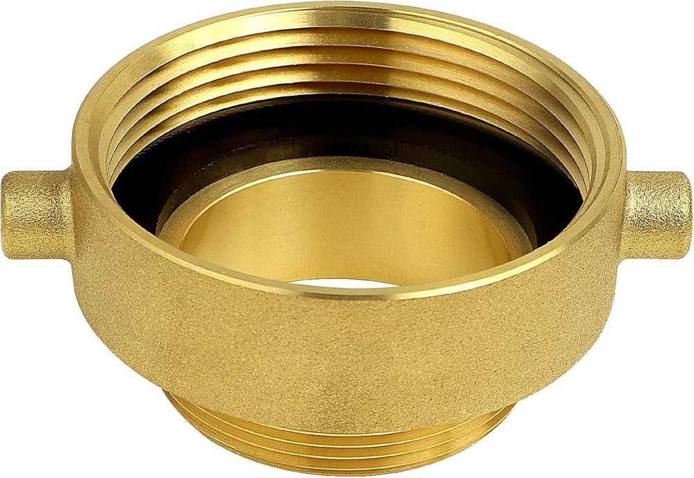 Brass Fire Hydrant Adapter for Firefighters, 2.5" NST Female