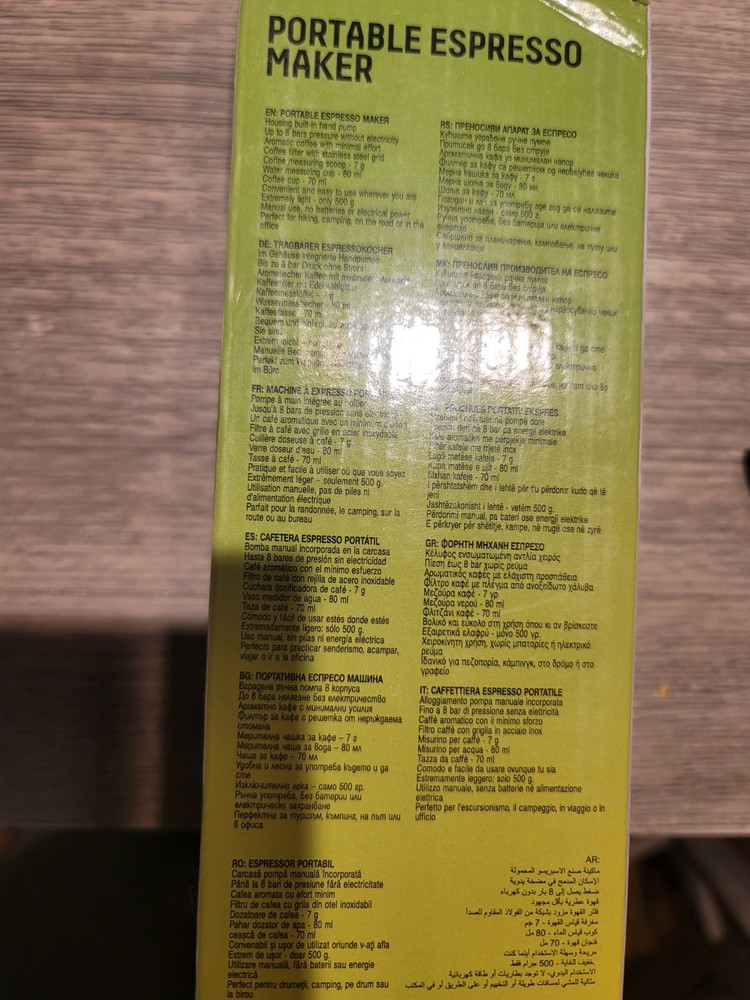 Portable Espresso Maker Handheld