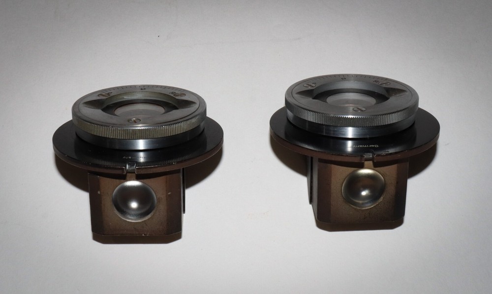 Zeiss Microscope Field Lenses -Pair