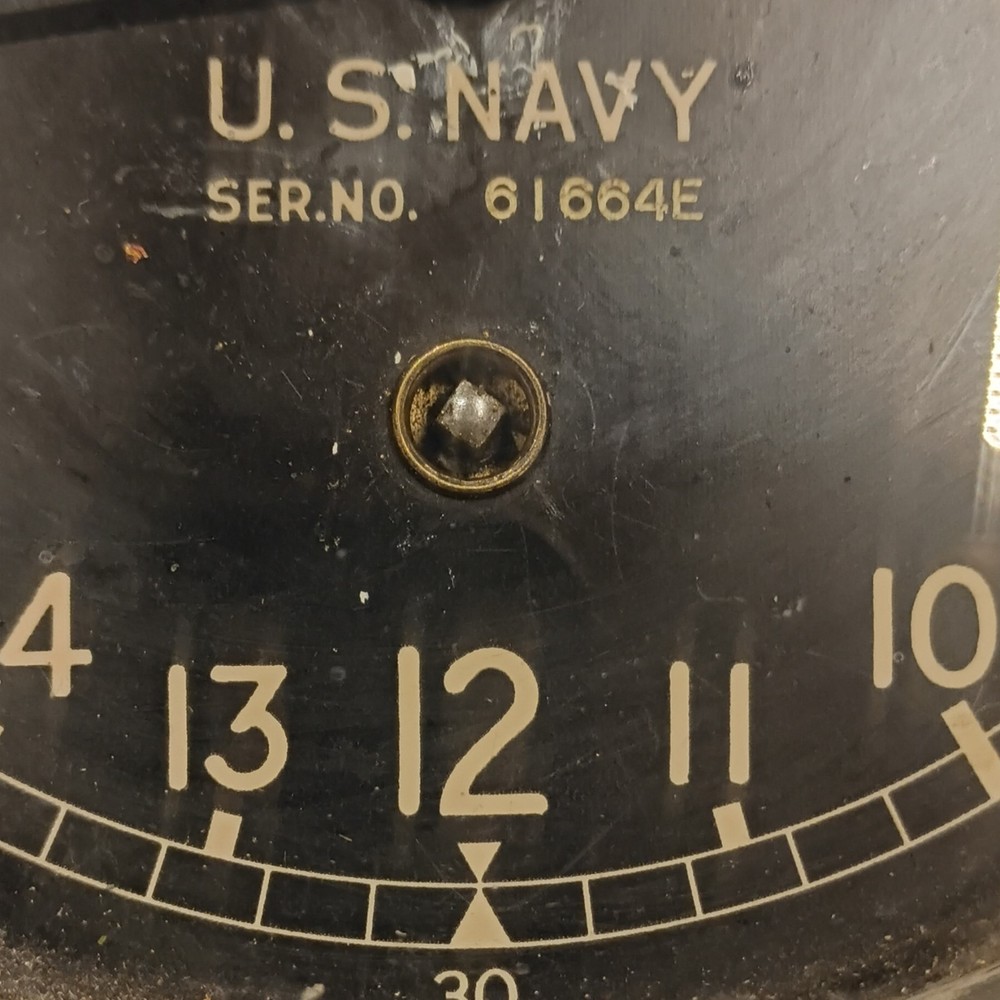 Chelsea Clock Co. US Navy Ship's Clock Maritime Wall Clock