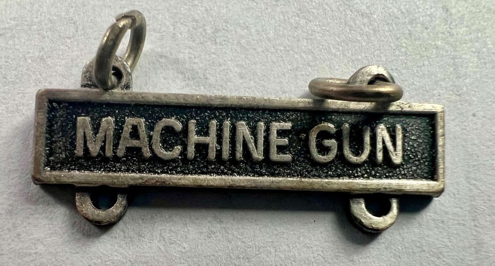 Machine Gun Qualification Bar US Army
