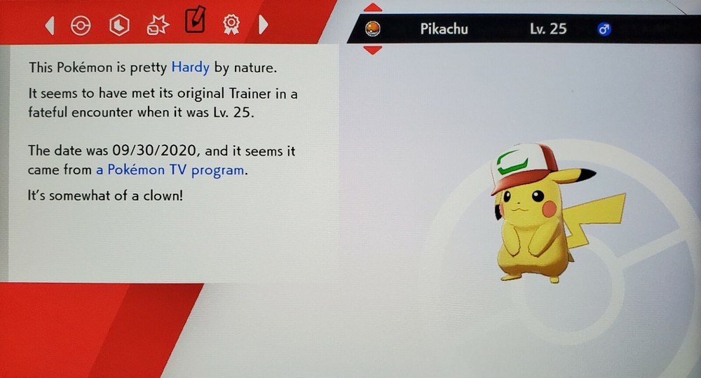 Partner Cap Pikachu Event For Pokémon Sword & Shield