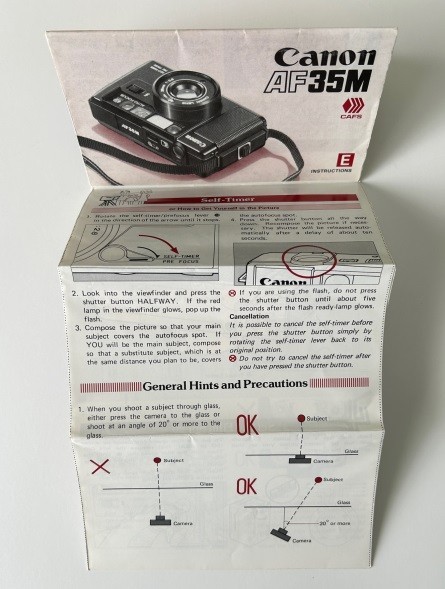Canon AF35M Instruction Manual