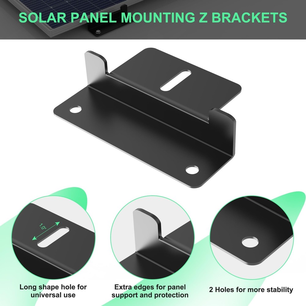 Solar Panel Mounting Z Brackets,Solar Panel Brackets, Solar Panel Mount, Alum...