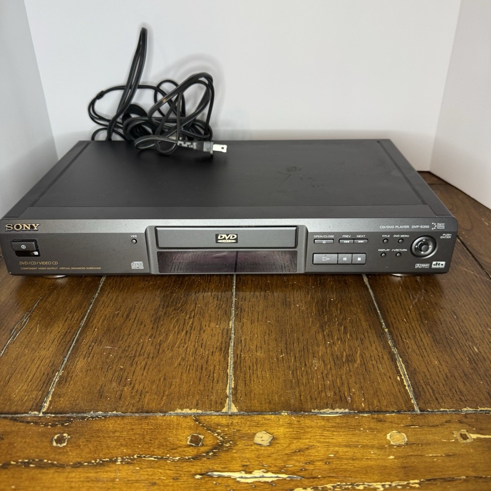SONY DVD/CD Player DVPS - 350 Digital Doby Component Video Output