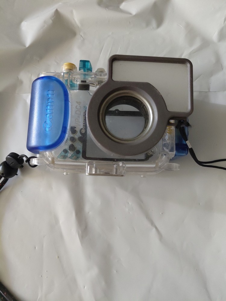 Cannon Waterproof Case Camera WP-DC4 40M 130FT Housing Clear