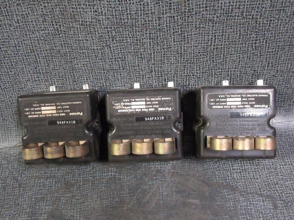 FURNAS SOLID STATE OVERLOAD RELAY 948FA31B TRANE # 13280009
