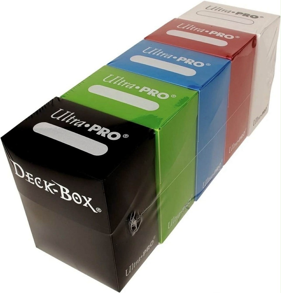 Ultra PRO Deck Box Multicolor Plastic Flap, 1-Compartment 5 Boxes