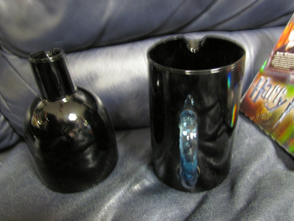 Blue SASAKI Crystal Decanter and Pitcher