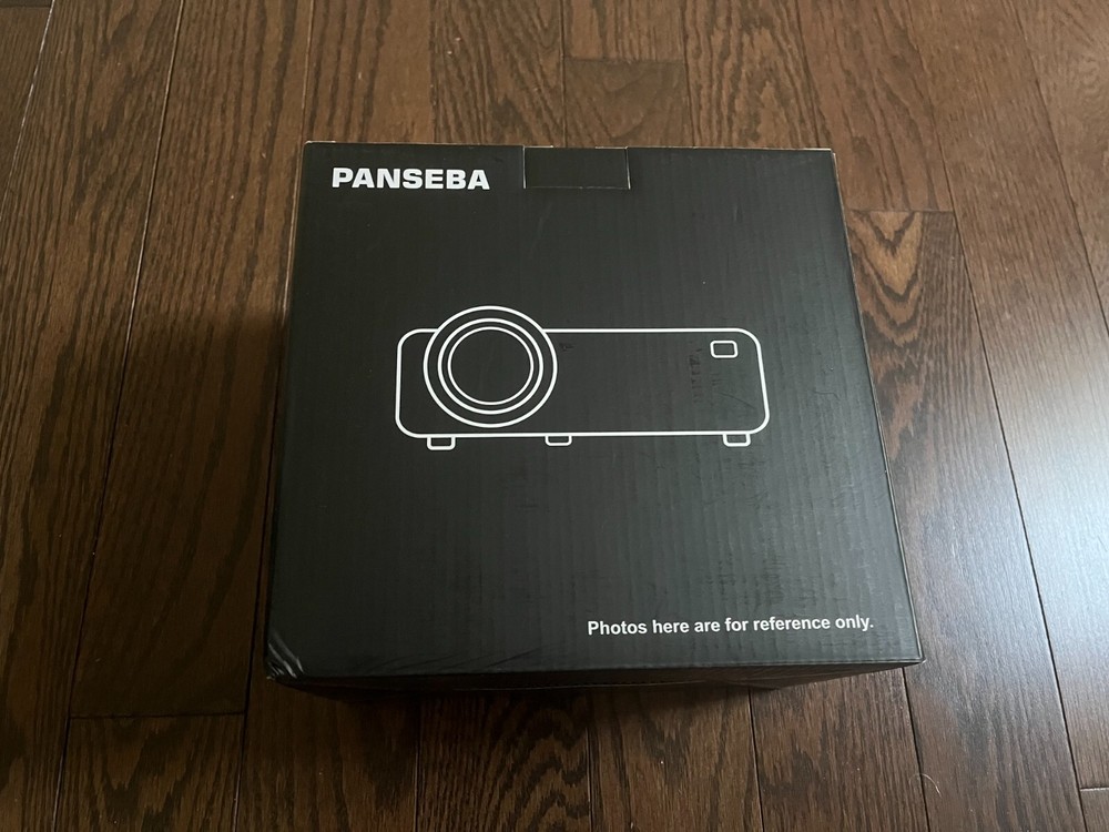 PANSEBA Projector with Projector Screen and HDMI cable NEW
