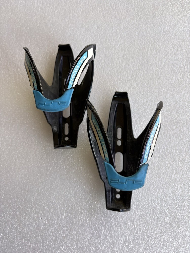 ELITE plastic Water Bottle Cages. (pair).