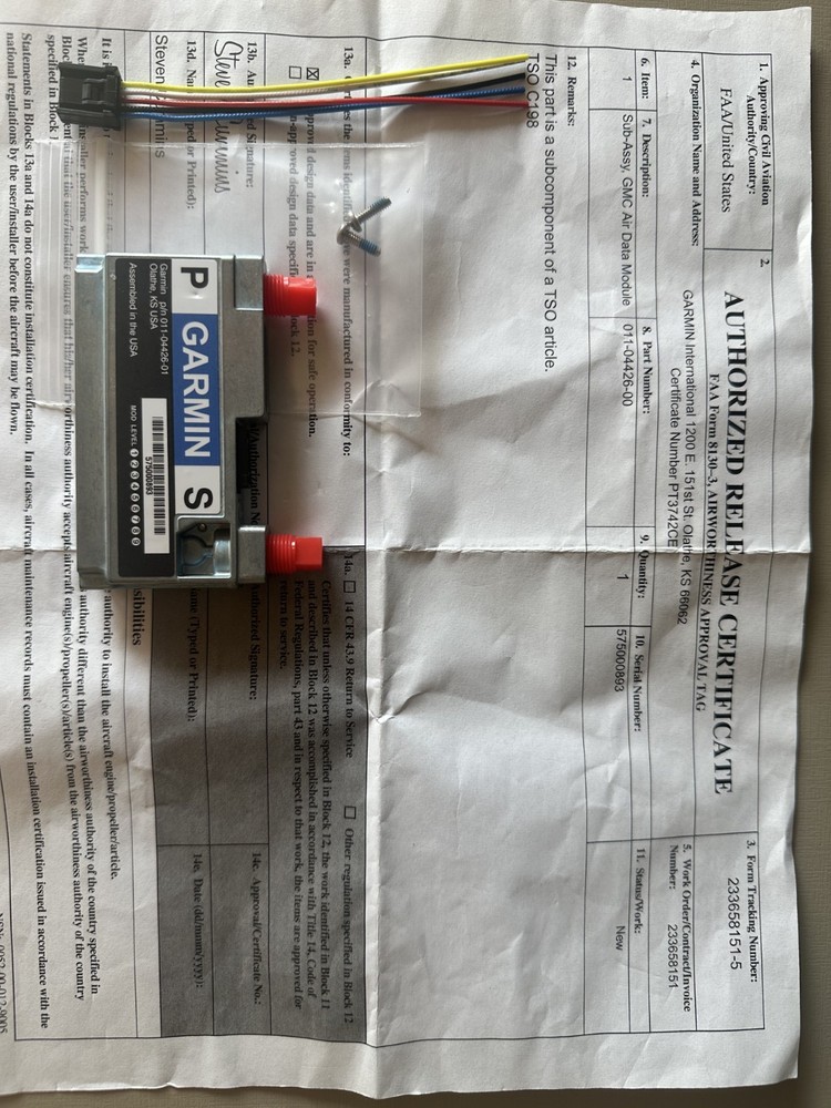 011-04426-00 GMC Air Data Module