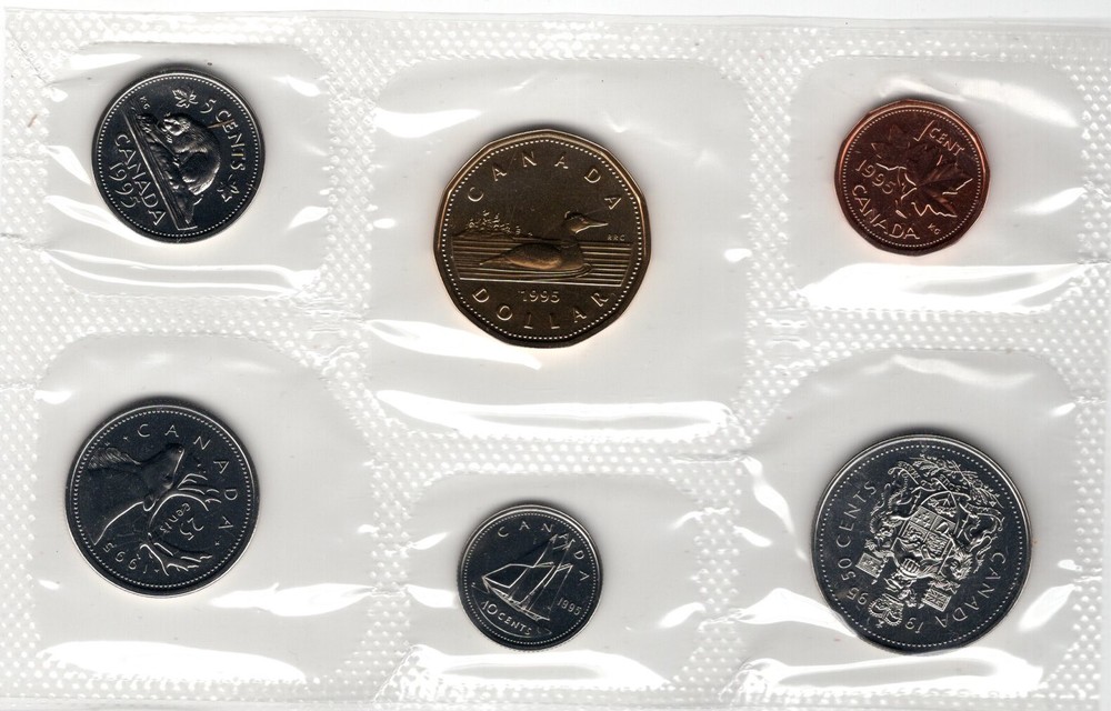 Canada 1995 Proof Like Coin Set PL COA Envelope