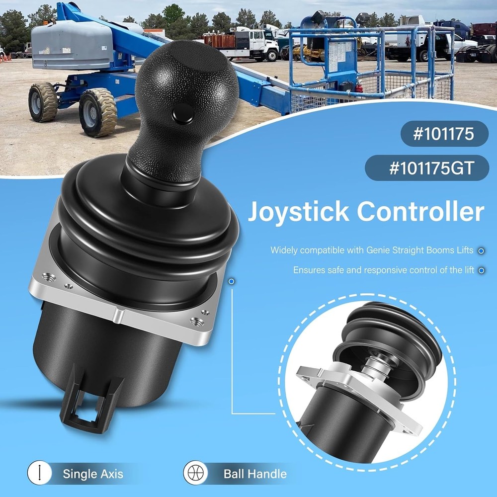 101175 101175GT Single Axis Ball Handle Joystick Controller for Genie Straight