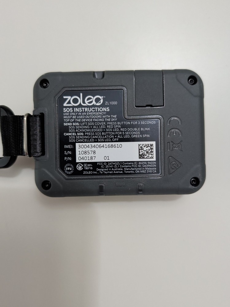 ZOLEO Satellite Communicator SOS GPS Tracker – New Open Box – Never Activated