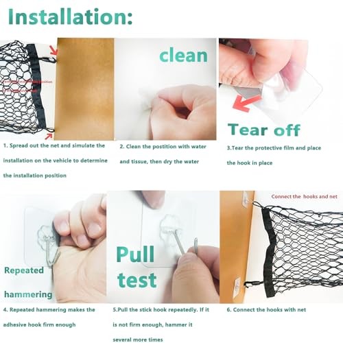 Rear Trunk Cargo net Compatible with Ioniq 5