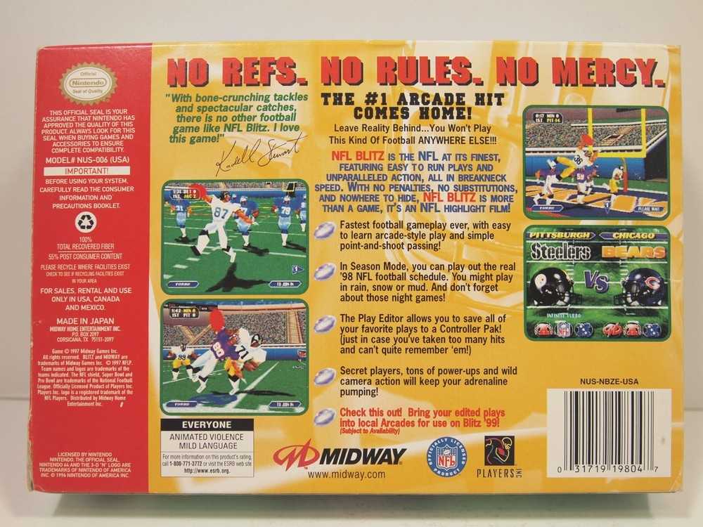 NFL Blitz (Nintendo 64 | N64) Authentic BOX ONLY