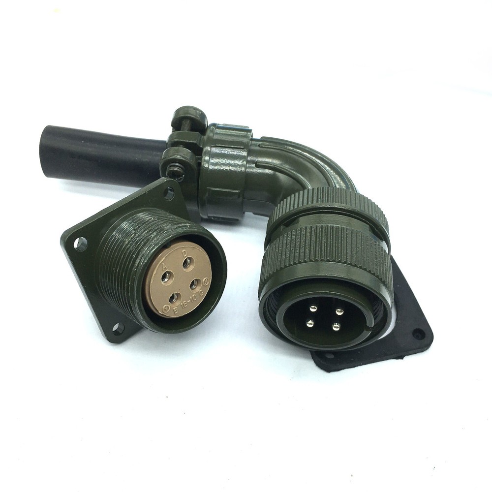 Reverse 4-pin core 90° Aviation plug servo motor special plug socket 3108 18-10S