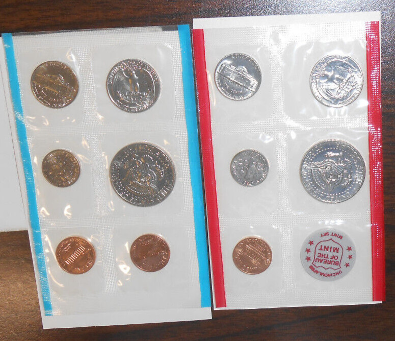 1972 US MINT 11 PC P & D MINT SET