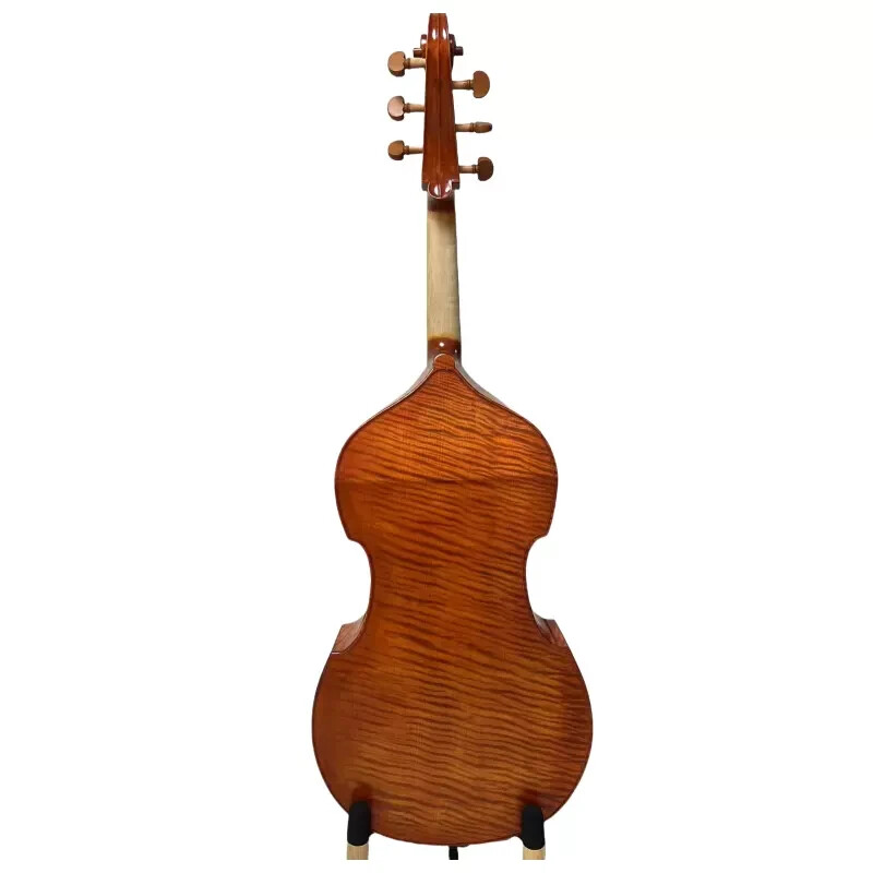 Brown 6 string viola da gamba 29",Professional Viol,Whole maple back,Great sound