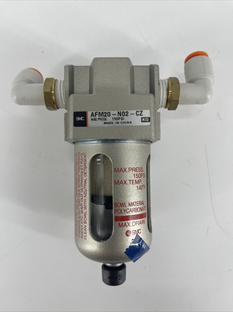SMC  AFM20-N02-CZ Mist Separator Broken Drain Plug