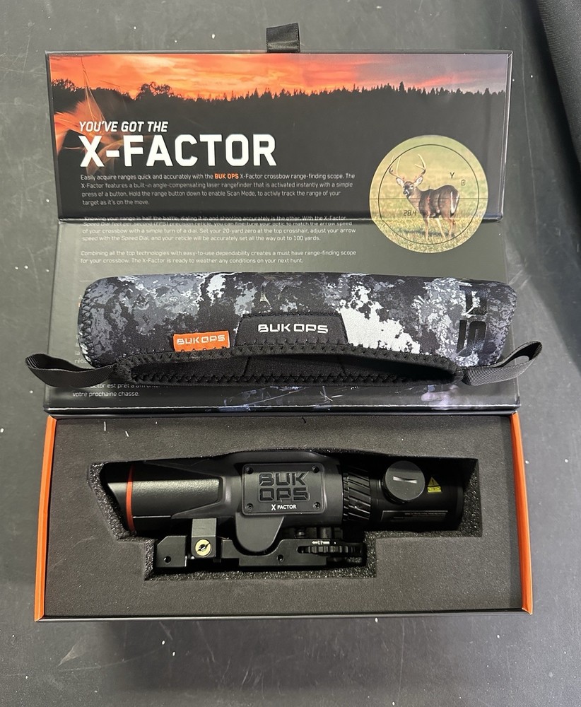 BUK OPS X-Factor Rangefinding Crossbow Scope BUK40006 Color: Black