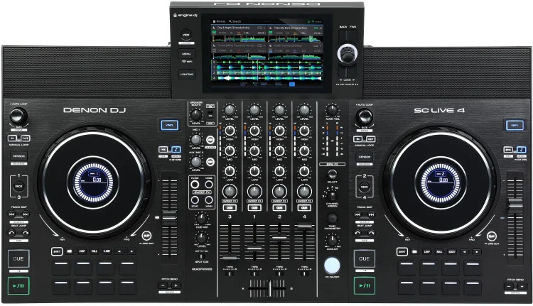 Denon DJ SC Live 4 Standalone DJ Controller - Black