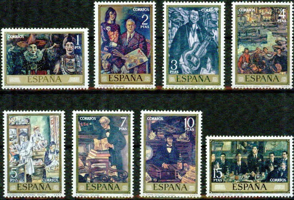 SPAIN-1972- PAINTINGS BY SOLANA-VF**
