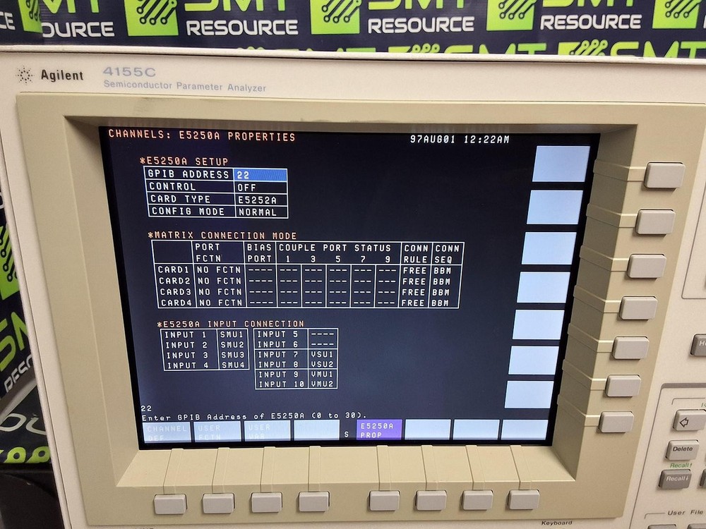 AGILENT 4155C SEMICONDUCTOR PARAMETER ANALYZER