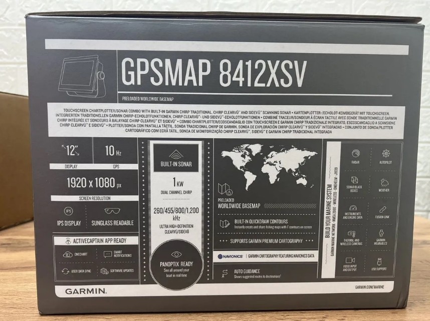 Garmin GpsMap 8412xsv panoptix