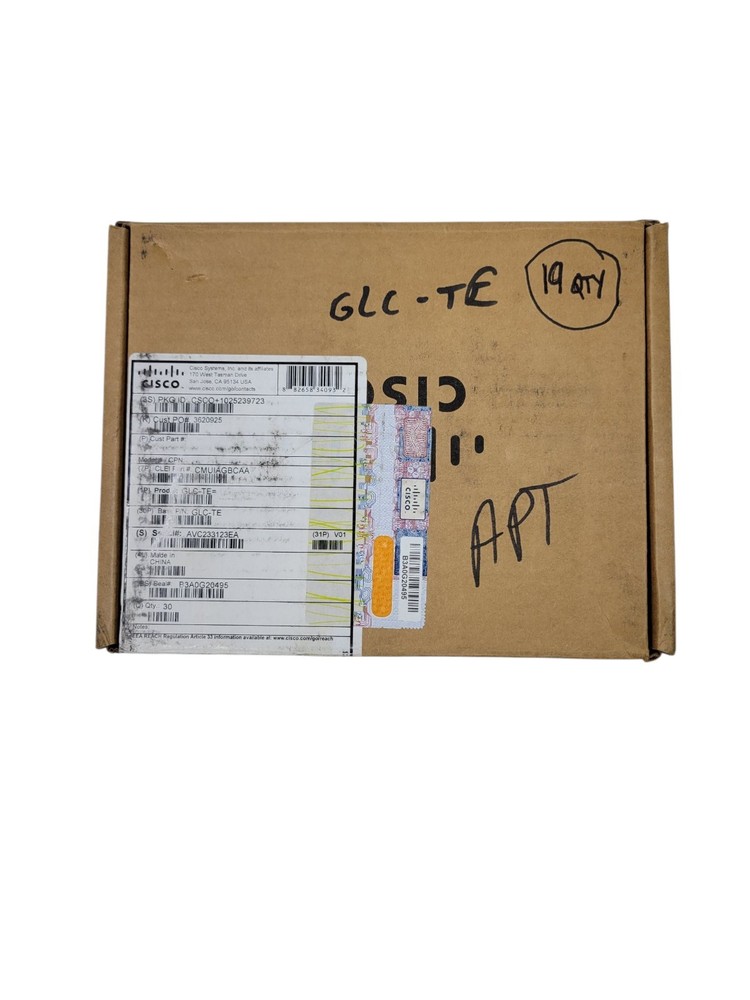NEW Cisco GLC-TE 1000BASE-T SFP Transceiver Module (GLC-TE=)