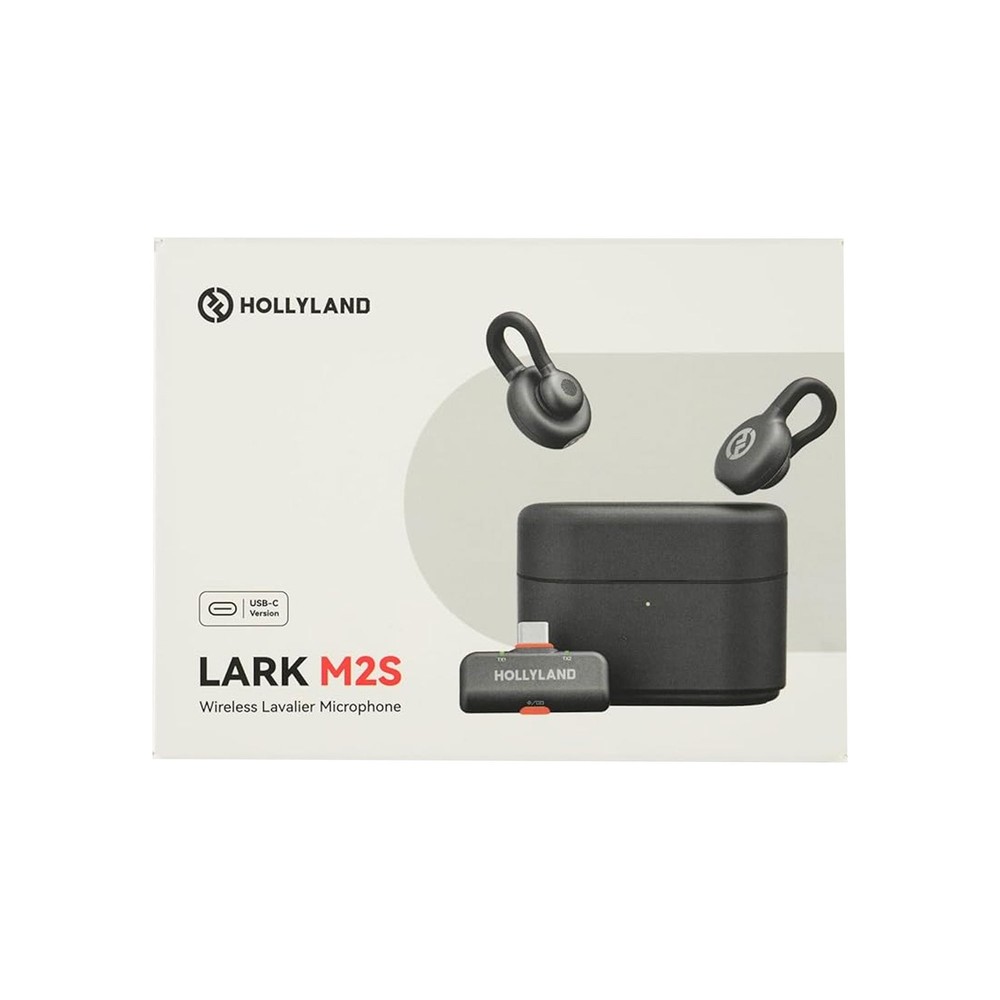 Hollyland LARK M2 Wireless Lavalier Microphone System with USB-C Video Bundle