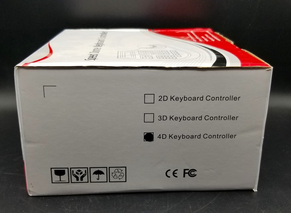 4D Speed Dome Keyboard Controller ~ Open Box ~ Never Used ~ Hotkey Control