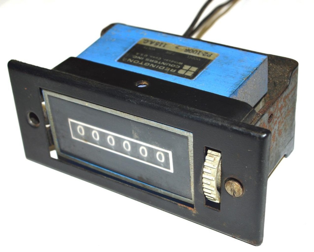 REDINGTON P2-1006 PANEL MOUNT COUNTER 7.8 WATTS 115 VAC