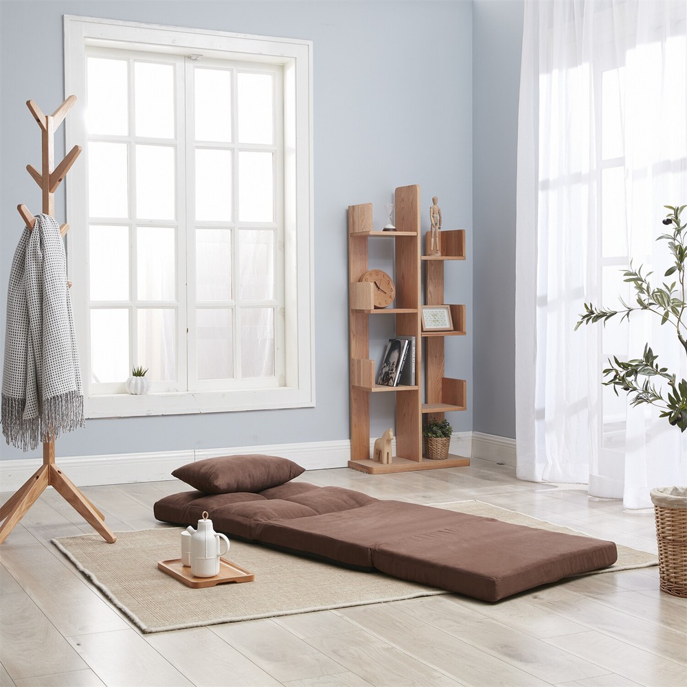 Convertible Sofa Bed Adjustable Floor Sofa Single Sofa Chair Folding Sofa Bed