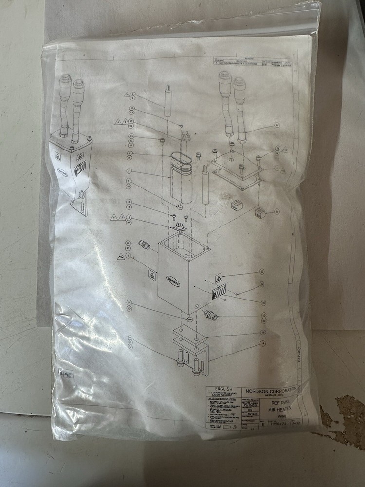 Nordson REF DWG Air Heater
