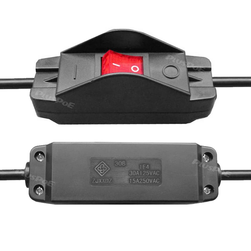 Interruptor De Cable En Linea, Resistente 16 A Ca 125 V/250 V, Encendido/apag...