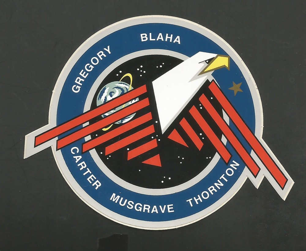 NASA SHUTTLE DISCOVERY STS- 33 CREW PATCH SPACE  DECAL STICKER 4"